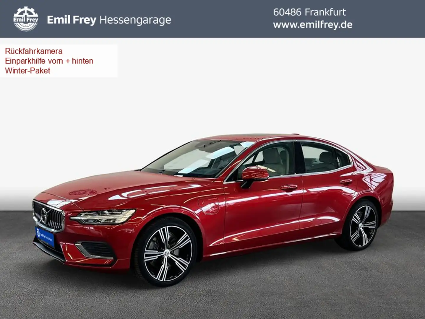 Volvo S60 T8 Recharge AWD Inscription Glasd ACC BLIS 19' Rot - 1