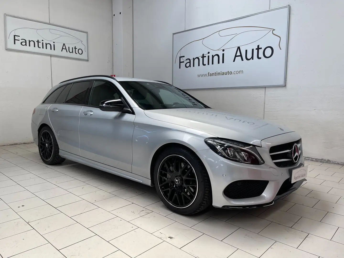 Mercedes-Benz C 220 d sw Premium Black c.auto-LEGGI SOTTO Argent - 1