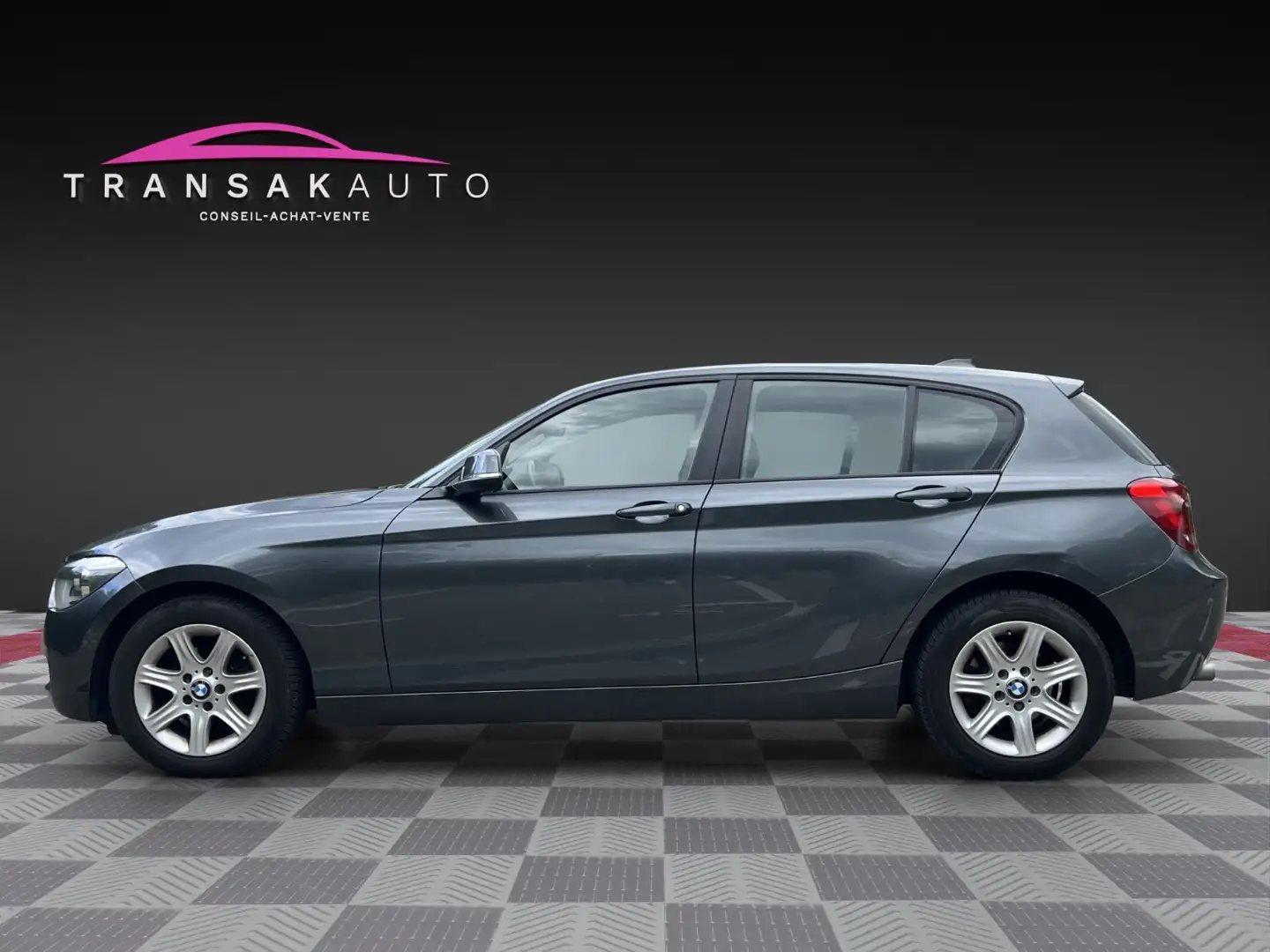 BMW 118 118d 143 ch Sport Grau - 2