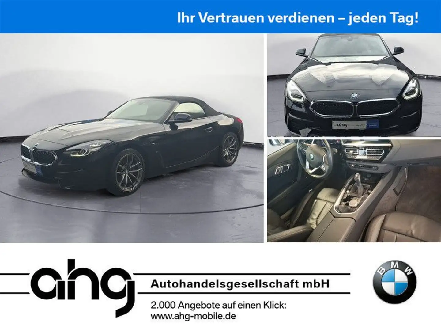 BMW Z4 sDrive20i Advantage Cabrio PDC HIFI Lenkradhe Schwarz - 1