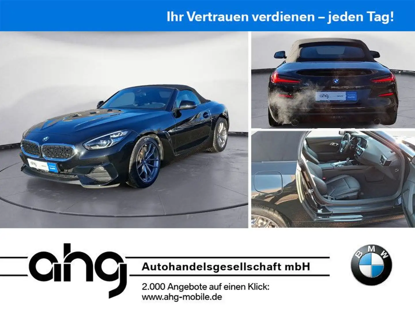BMW Z4 sDrive20i Advantage Cabrio PDC HIFI Lenkradhe Schwarz - 1