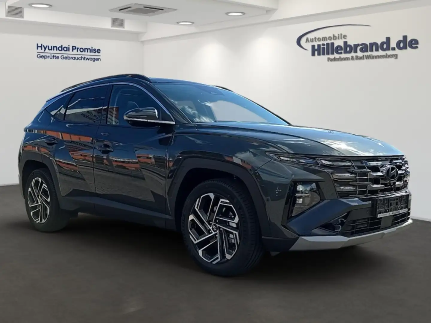 Hyundai TUCSON Prime Hybrid 2WD 1.6 T-GDI EU6e HUD El. Panodach N Grün - 2