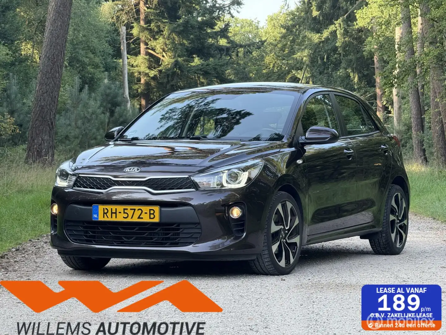 Kia Rio 1.0 TGDI -Cruise-Camera-CarPlay Коричневий - 1