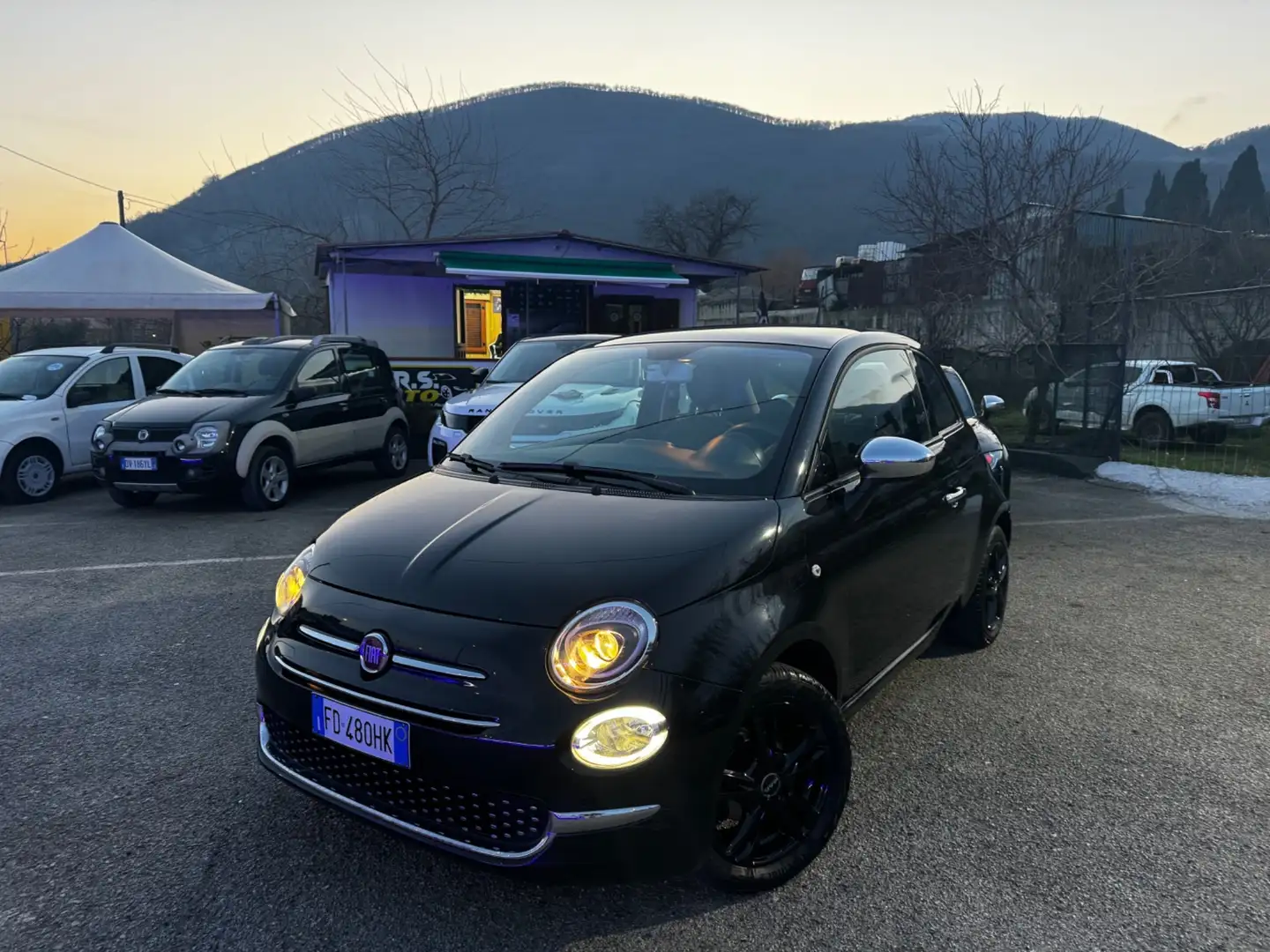 Fiat 500 1.2 EasyPower Lounge Nero - 1