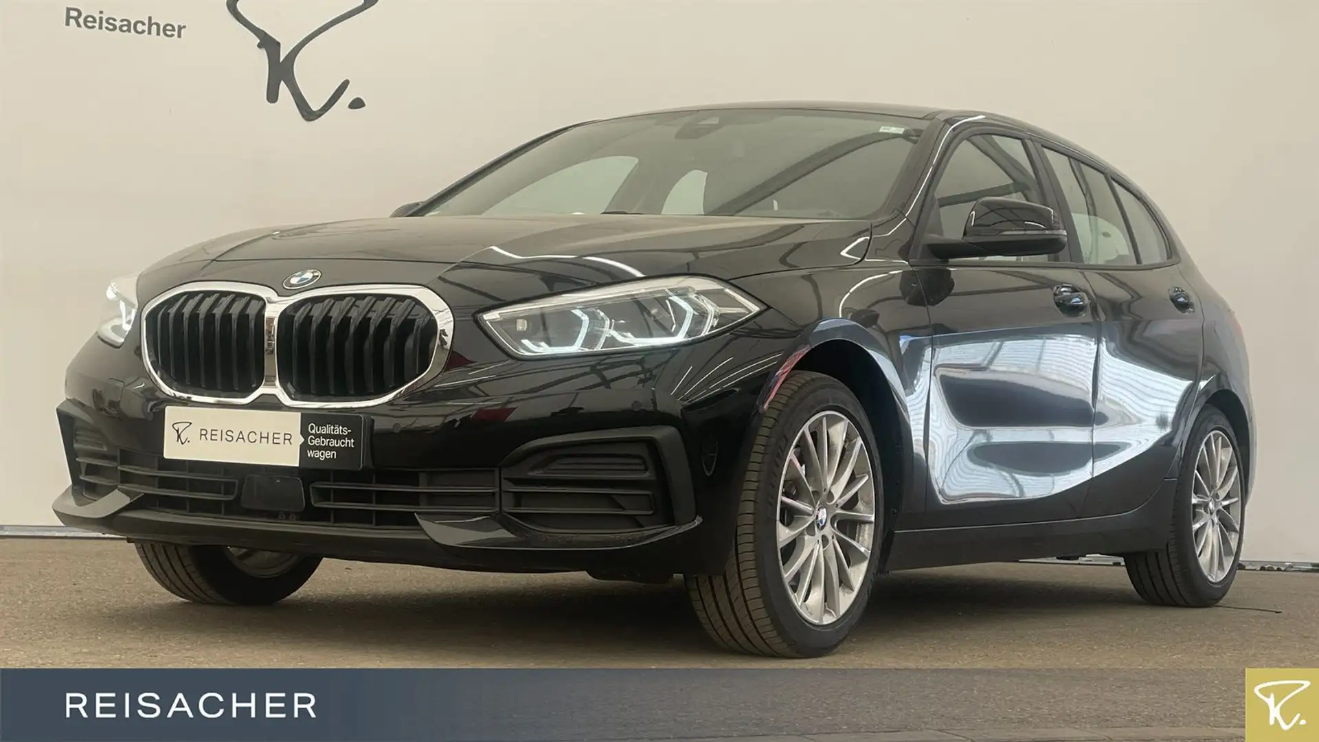BMW 118 i Advantage,Autom Schwarz - 1
