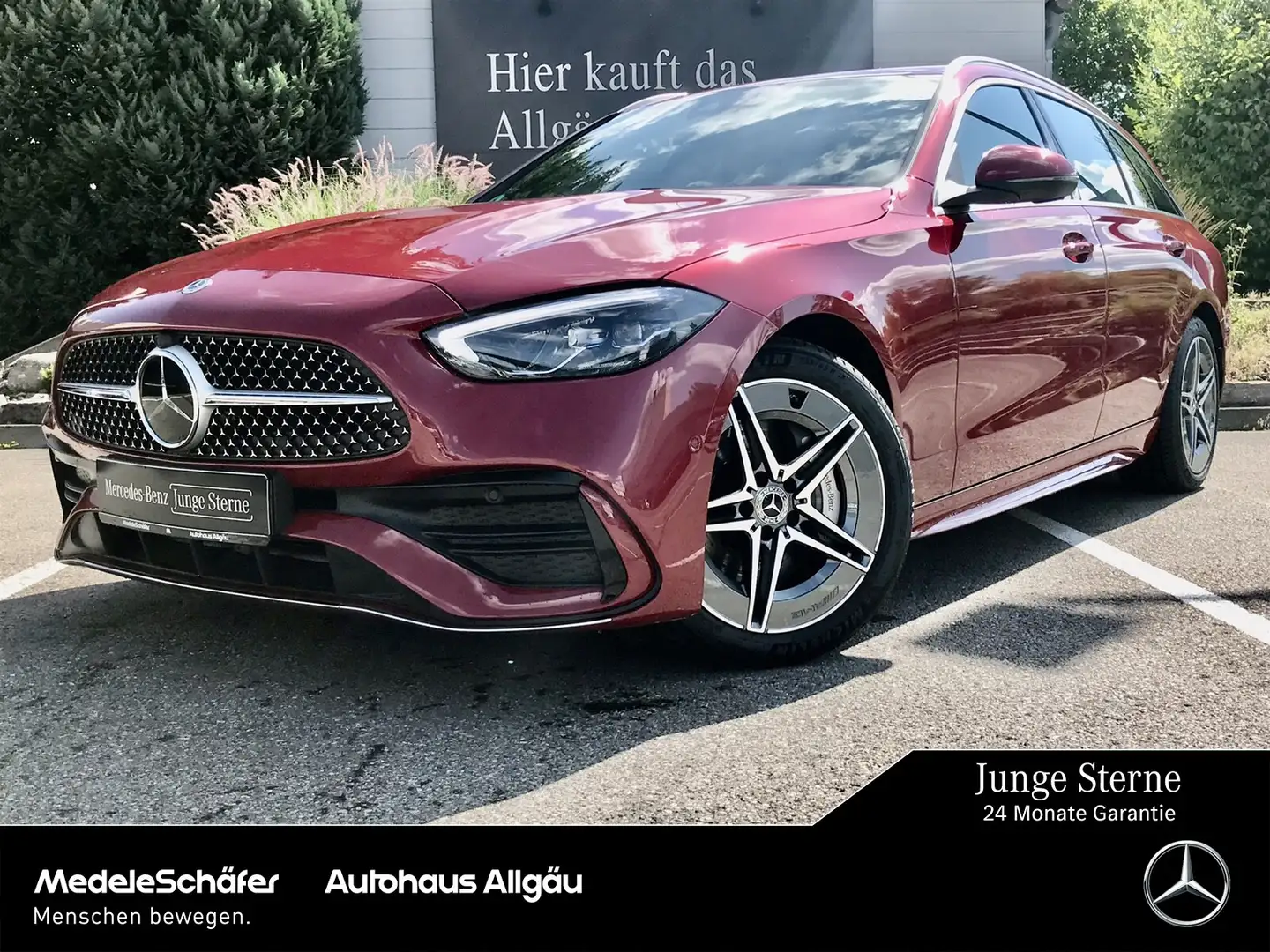 Mercedes-Benz C 300 C 300 T d AMG 18" Distronic Memory Kamera LED Park Rot - 1