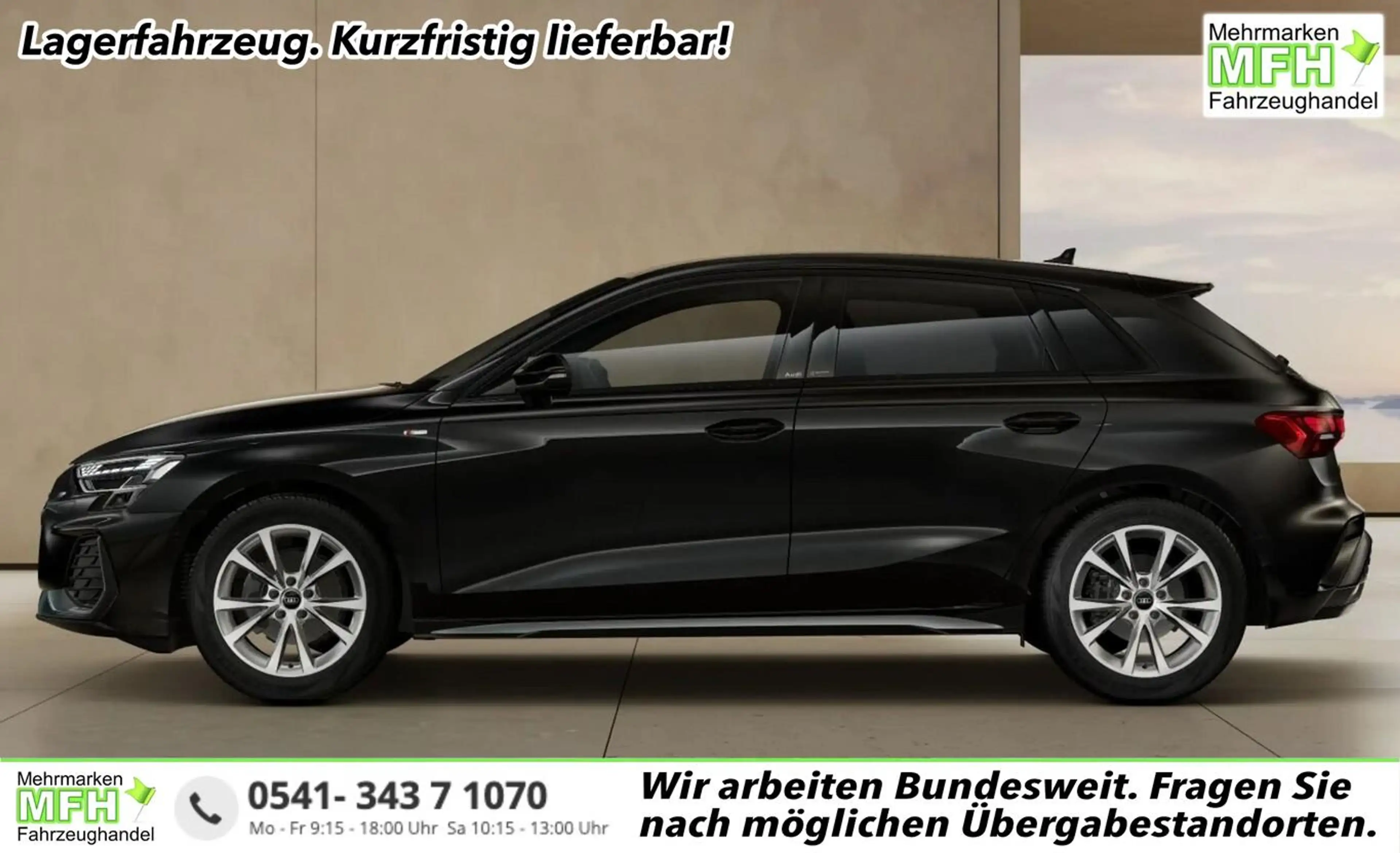 Audi A3 S line Sportb quattro LED+ Nav SHZ ACC PrivG 15...