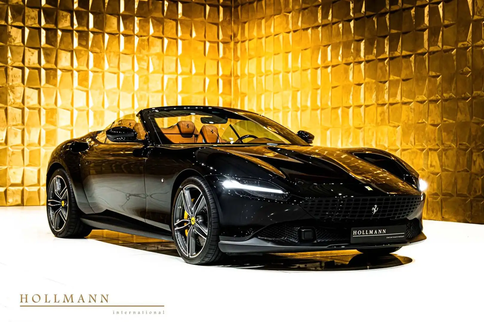 Ferrari Roma SPIDER+ PASSENGER DISPLAY + LEDS + STOCK + Negro - 1
