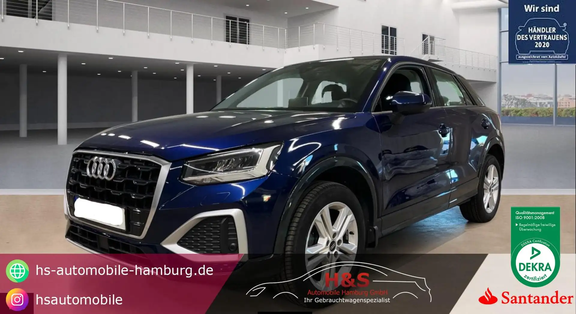 Audi Q2 35 TFSI Advanced*Standheizung Bleu - 1