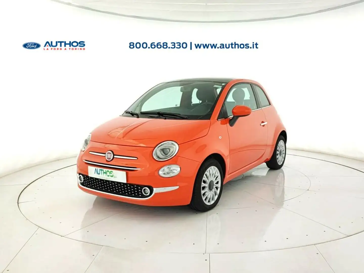 Fiat 500 1.0 hybrid Dolcevita 70cv Arancione - 1