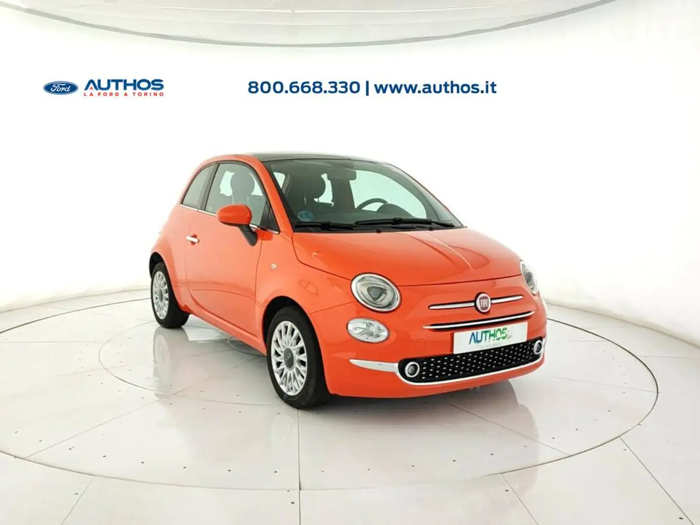 Fiat 500 1.0 hybrid Dolcevita 70cv Arancione - 2