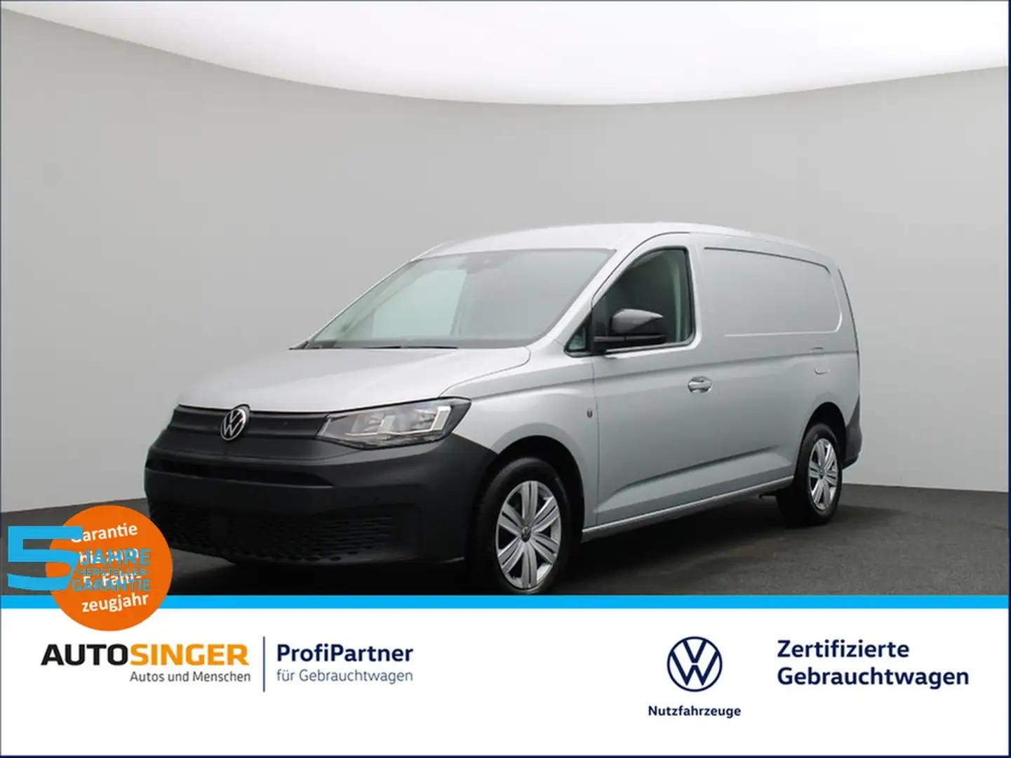 Volkswagen Caddy Maxi Cargo TDI Lang *ACC*DIGITAL*SHZ*DAB* Silber - 1