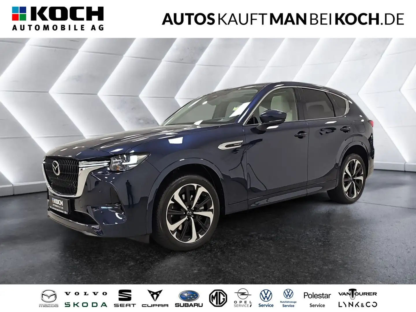 Mazda CX-60 e-SKY PHEV Takumi AT ACC LED DRI-P COM-P Bleu - 1