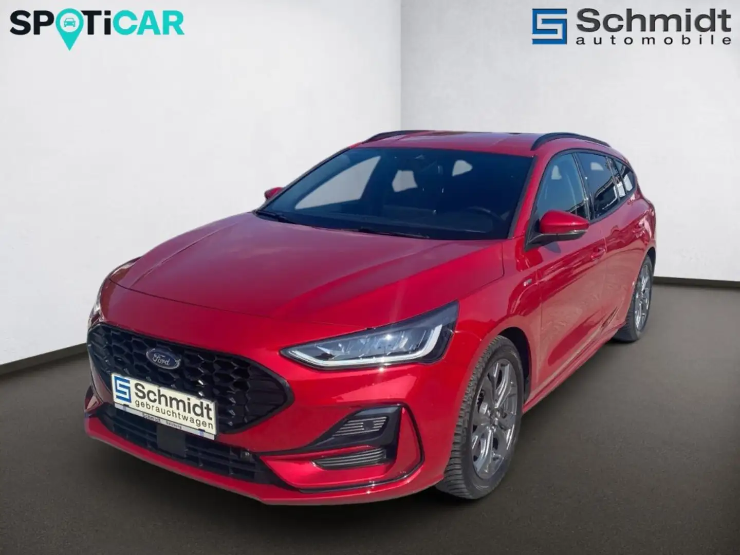 Ford Focus Turnier 1,5 EcoBlue ST-Line Aut. Rot - 1