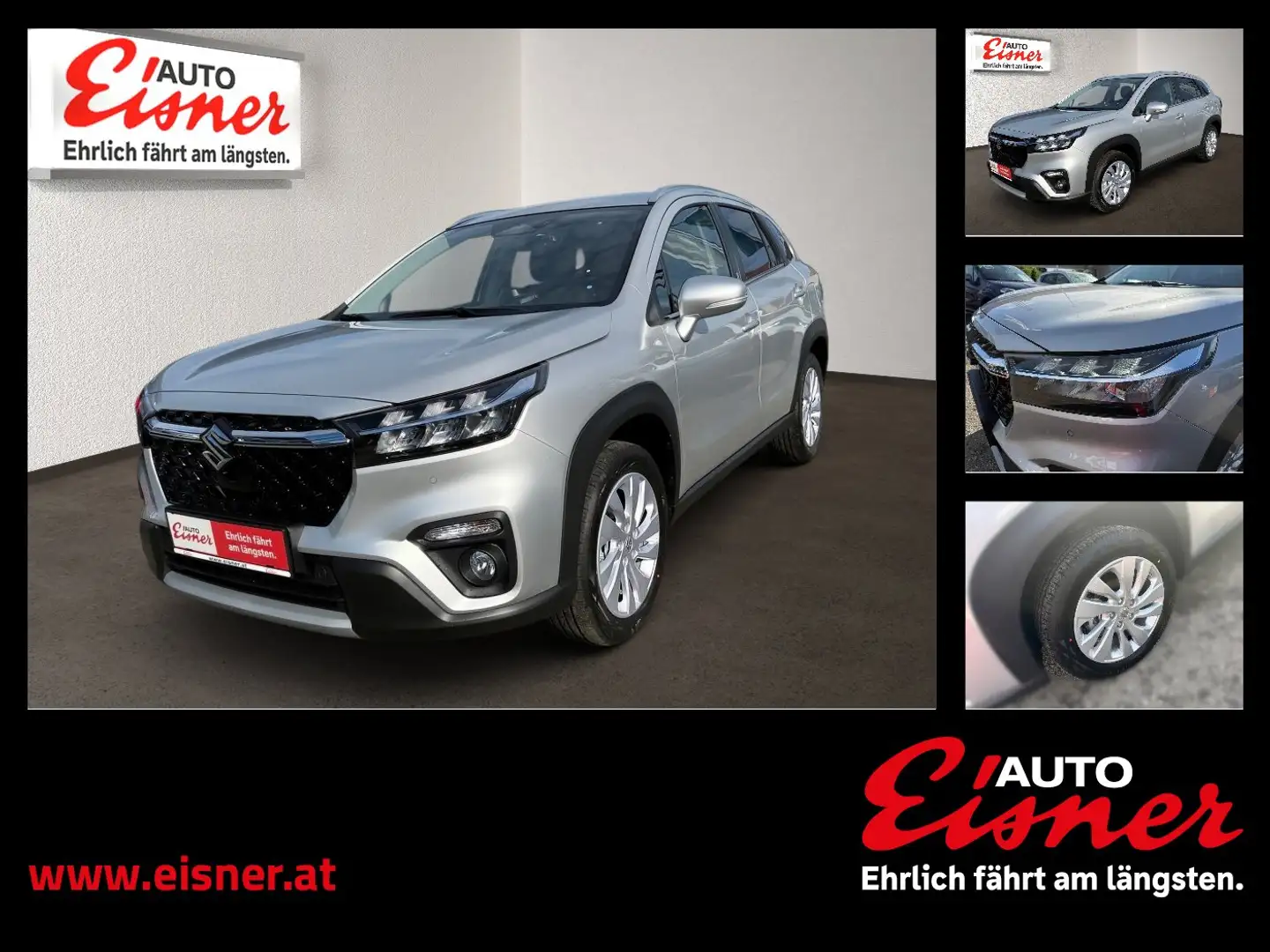 Suzuki S-Cross 1.4 GL+ Hybrid 6AT Shine 2xKlima ACC Silber - 1