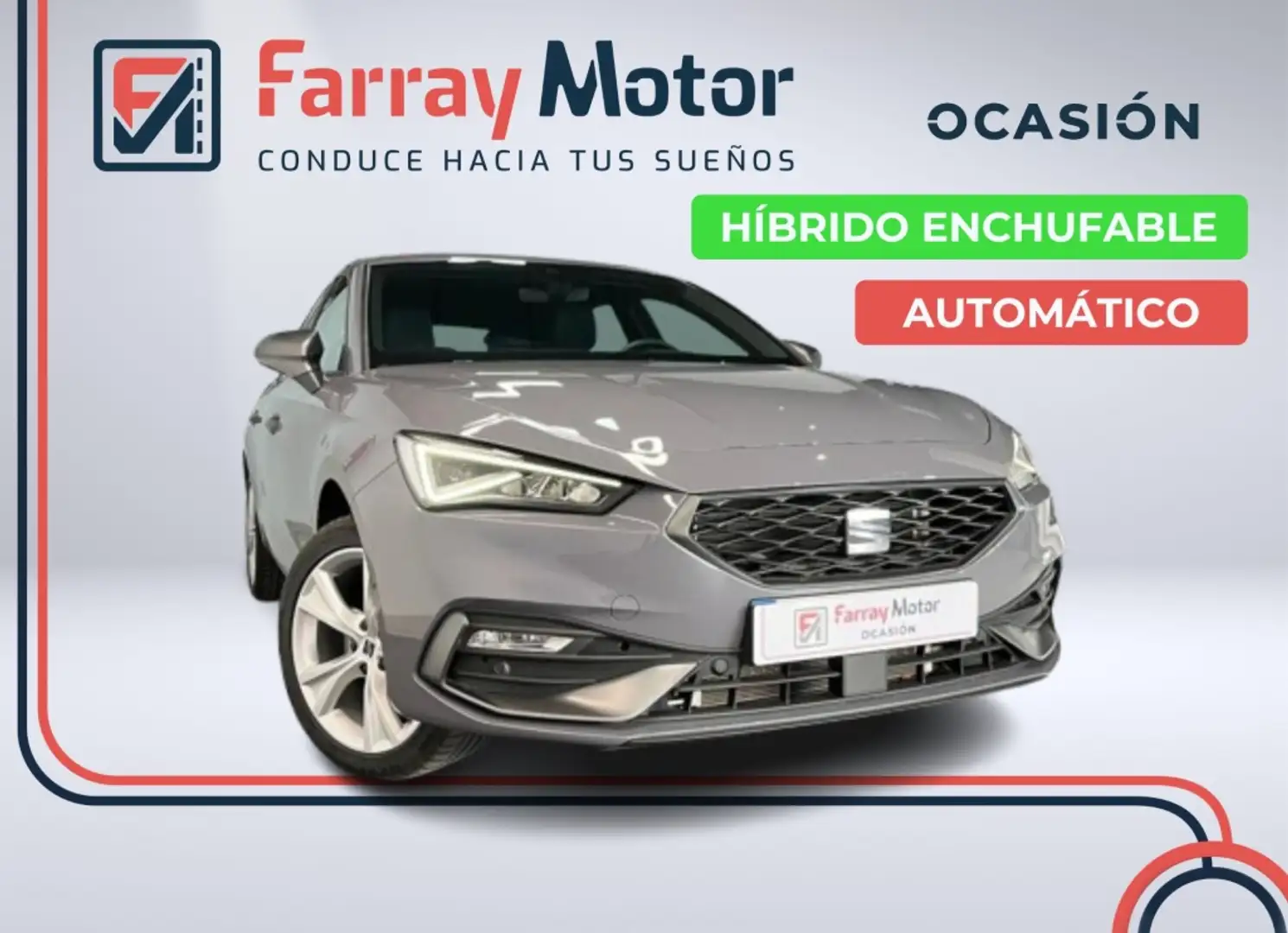 SEAT Leon ST 1.4 TSI e-Hybrid S&S FR XM DSG-6 204 Gris - 1