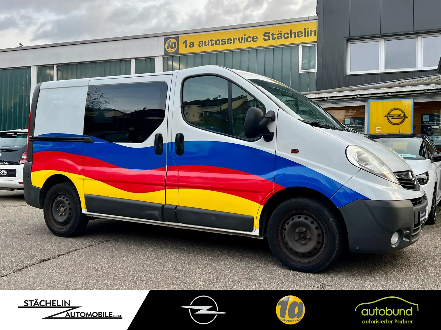 Opel Vivaro 2.0 CDTI Kasten L1H1 2,7t,AHK,KLIMA,BT Weiß - 1