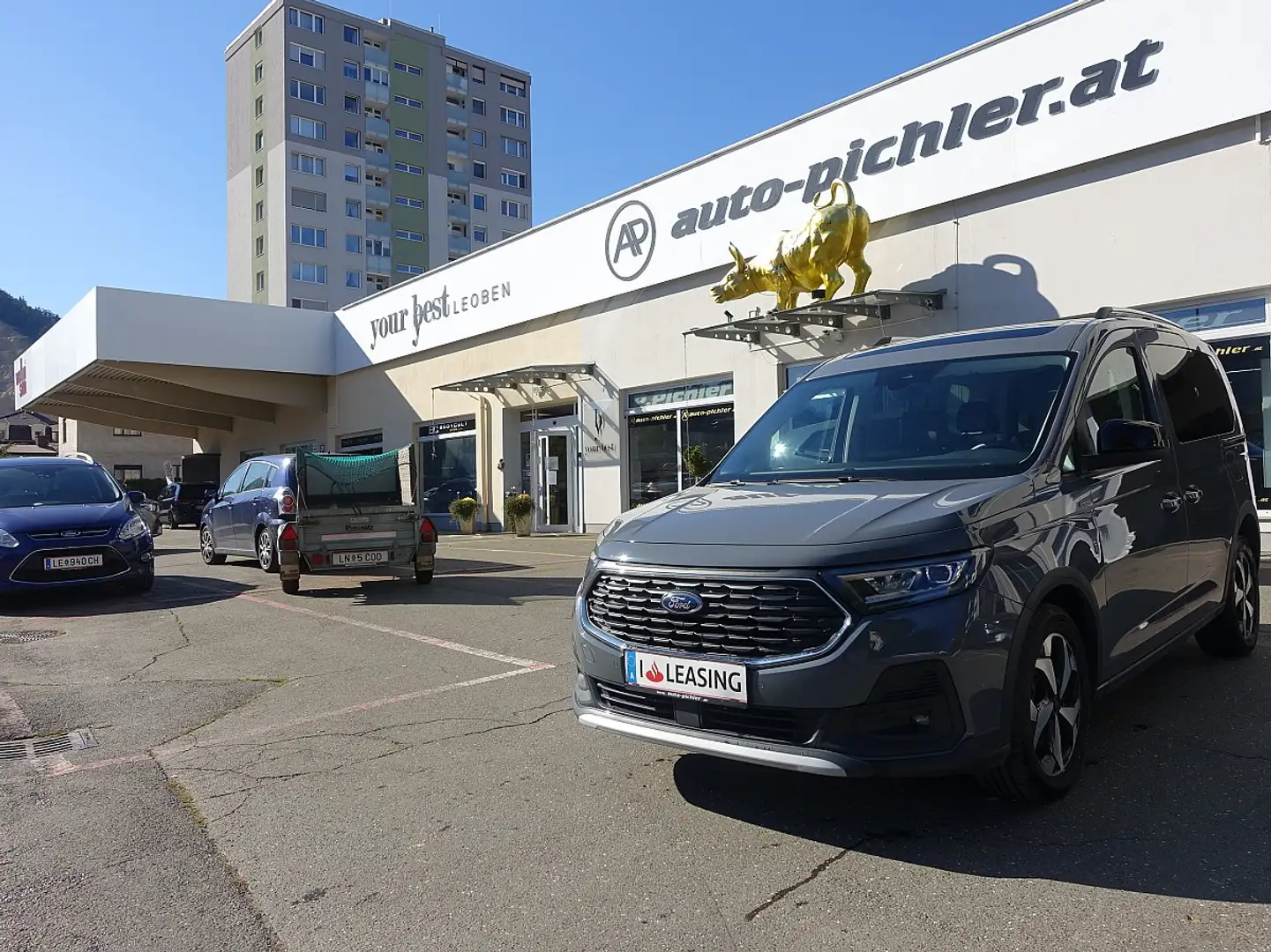 Ford Tourneo Connect 2,0 EcoBlue L1 Active Aut. Gris - 1