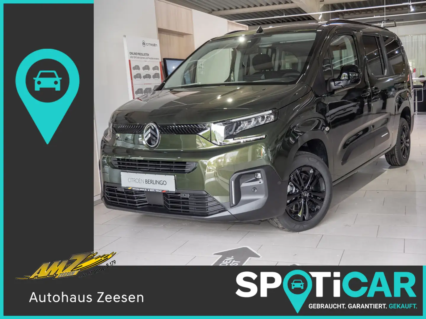 Citroen Berlingo XL BlueHDi 130 Max NAVI PDC 7-SITZER Grün - 1