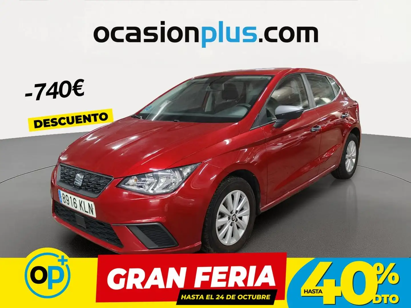 SEAT Ibiza 1.0 TGI S&S Reference 90 Rojo - 1