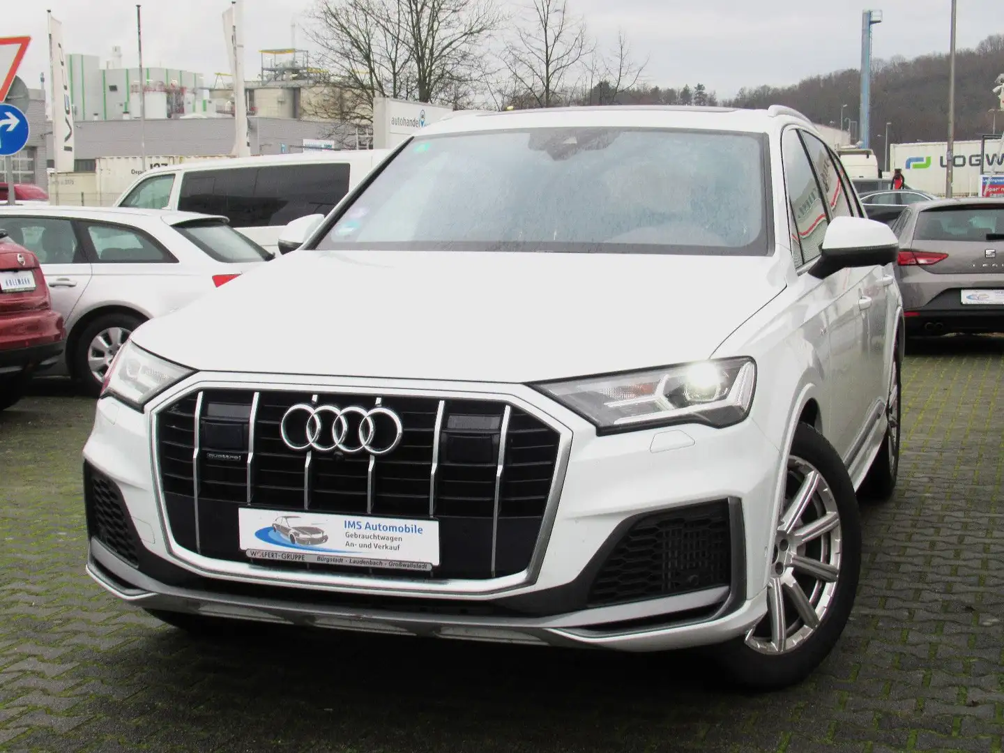 Audi Q7 55 TFSI quattro S line*Standheizung* Weiß - 1