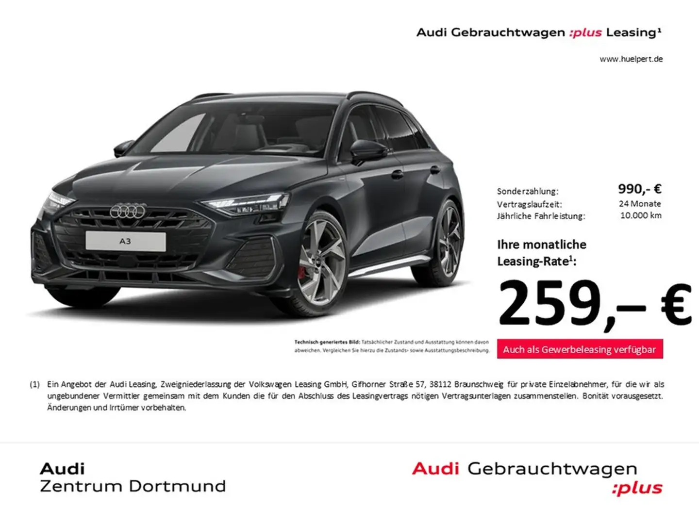 Audi A3 Sportback 35 S LINE FACELIFT AHK CAM ACC LM19 Gris - 1