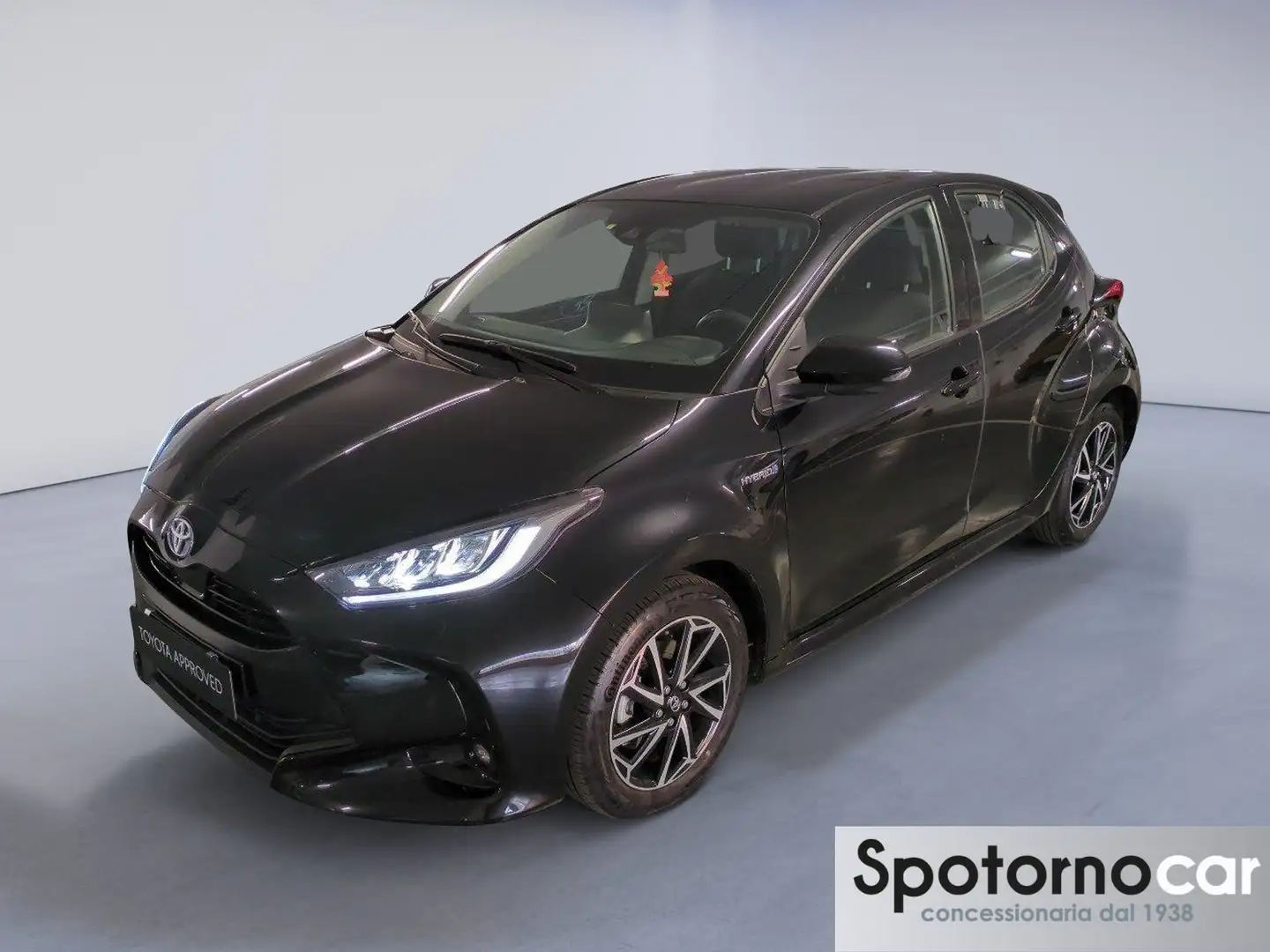 Toyota Yaris 1.5 Hybrid 5 porte Trend Noir - 1