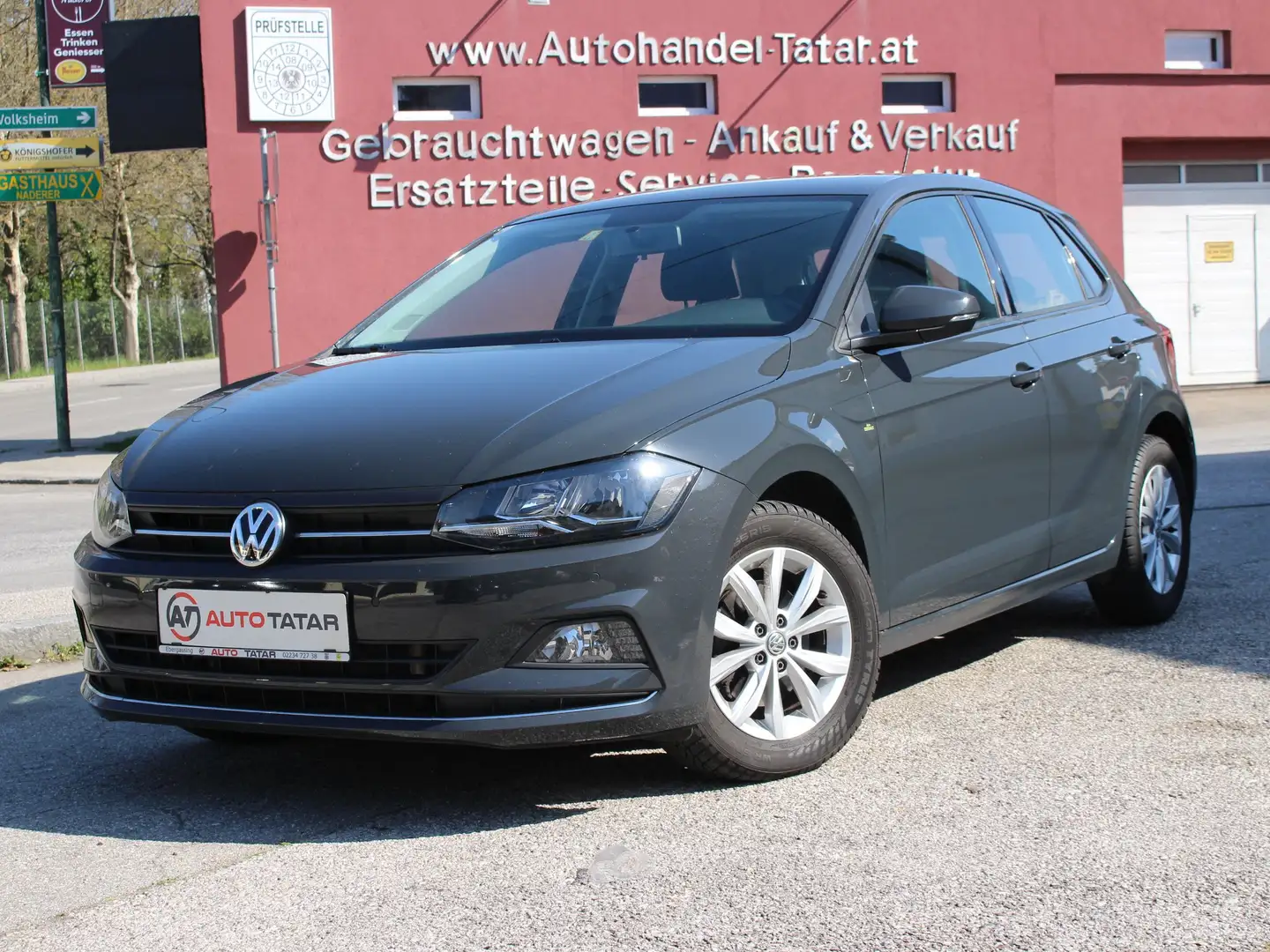 Volkswagen Polo 1,6 TDI SCR Comfortline| 201,- mtl. | 68000 km ! Grau - 1