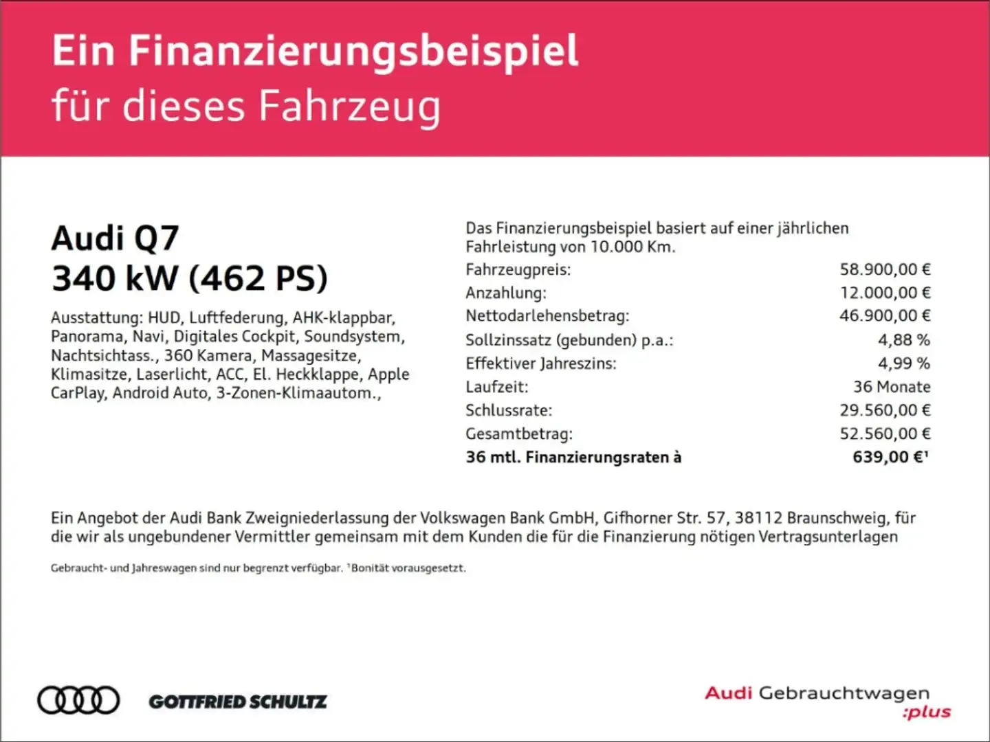 Audi Q7 60 TFSI e quattro S line PANO MATRIX B&O AHK Blau - 2