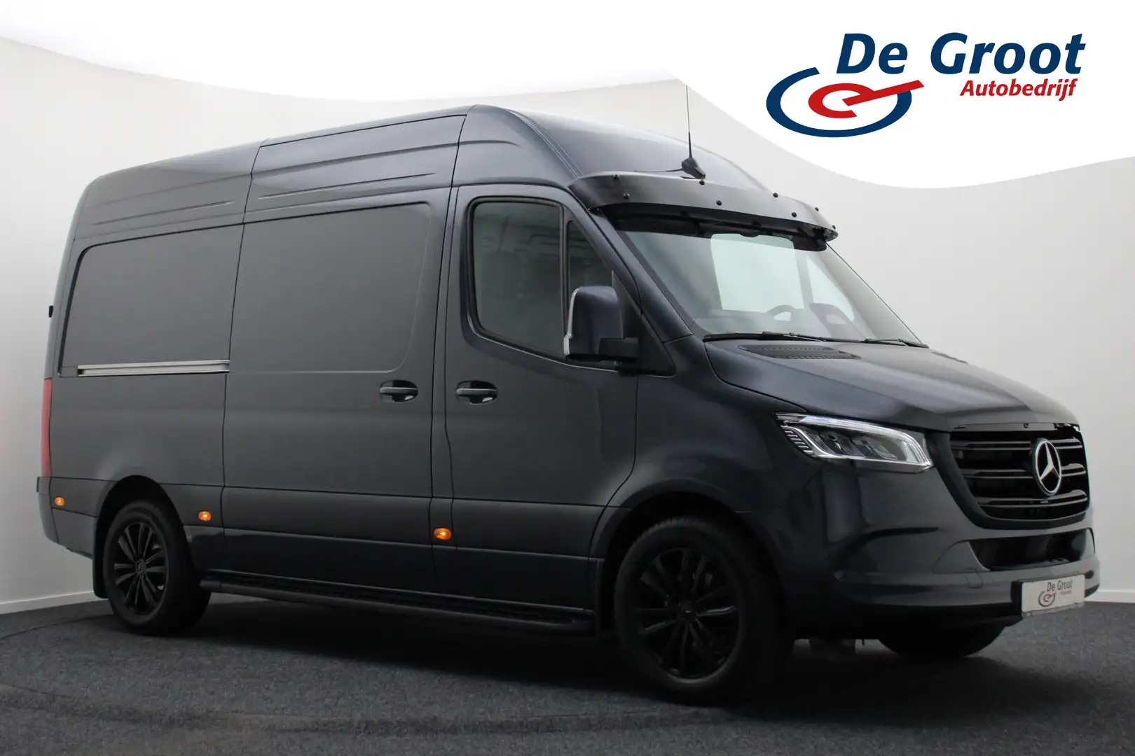 Mercedes-Benz Sprinter 319 CDI L2H2 Automaat 3-Zits, Airco, Cruise, Camer Gris - 1