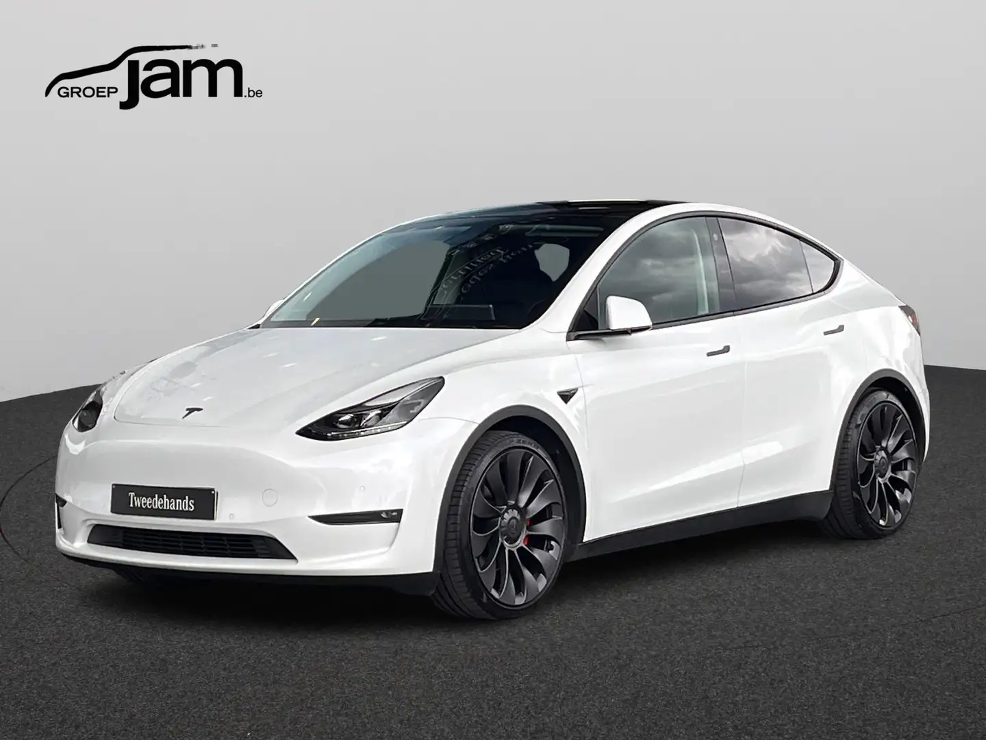 Tesla Model Y Long Range Dual Motor AWD Blanc - 1