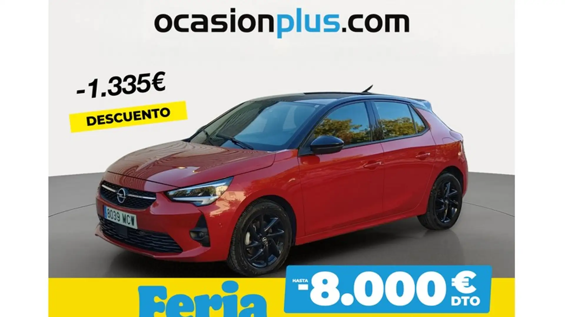 Opel Corsa 1.2T XHT S/S GS-Line AT8 130 Rouge - 1