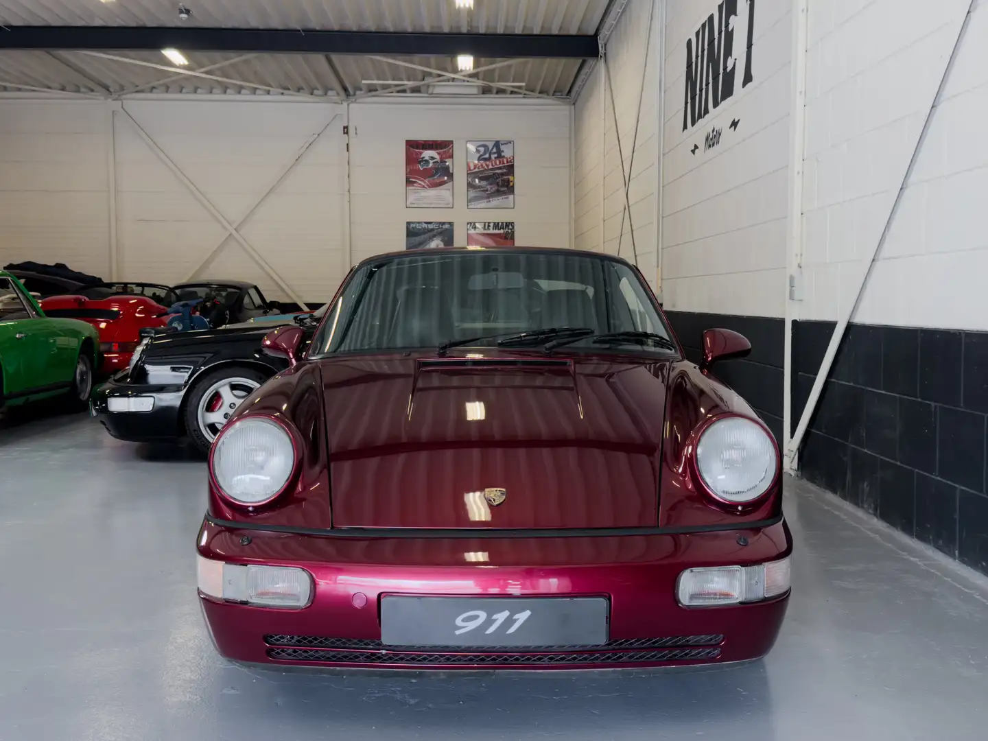 Porsche 964 Carrera 2 coupe Manual 'Velvet Red Metallic' Paars - 2