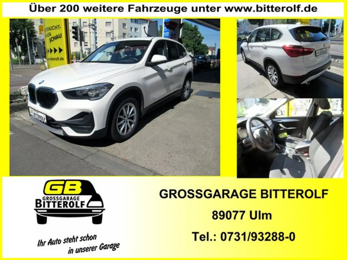 BMW X1 sDrive20d Aut.Advantage Navi/AHK/SHZ/PDC/Pano Blanco - 1