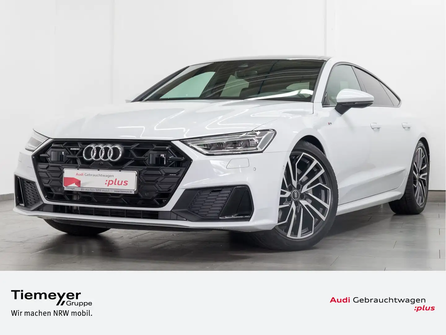 Audi A7 50 TDI Q 2x S LINE LM20 PANO AHK LUFT Weiß - 1