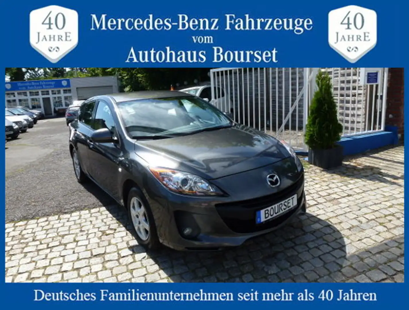 Mazda Mazda 3 1.6 1.Besitz-Autom-Klimaautom-Sitzheizg- Grau - 1