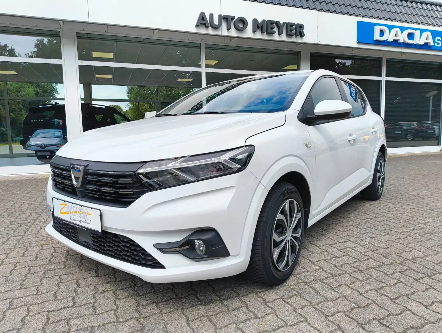 Dacia Sandero Tce Eco-G Comfort Klima/PDC/LED/GJR Weiß - 1