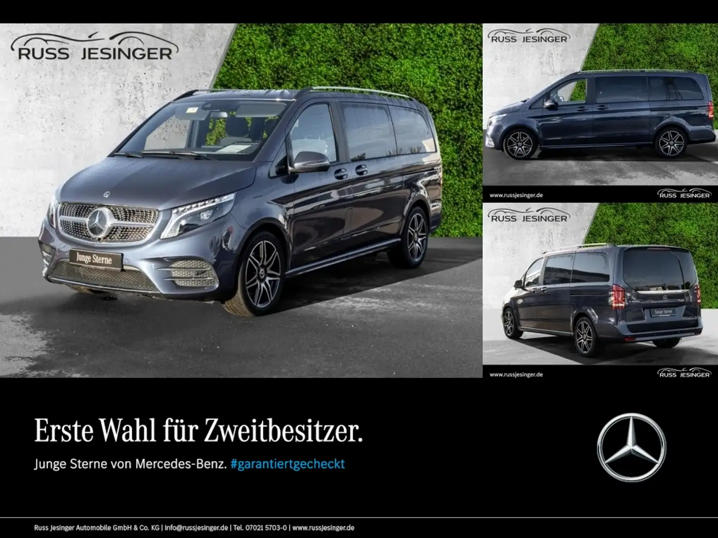 Mercedes-Benz V 300 d ED/L *AMG*Pano*Navi*LED*Kamera*Standhzg. Blau - 1
