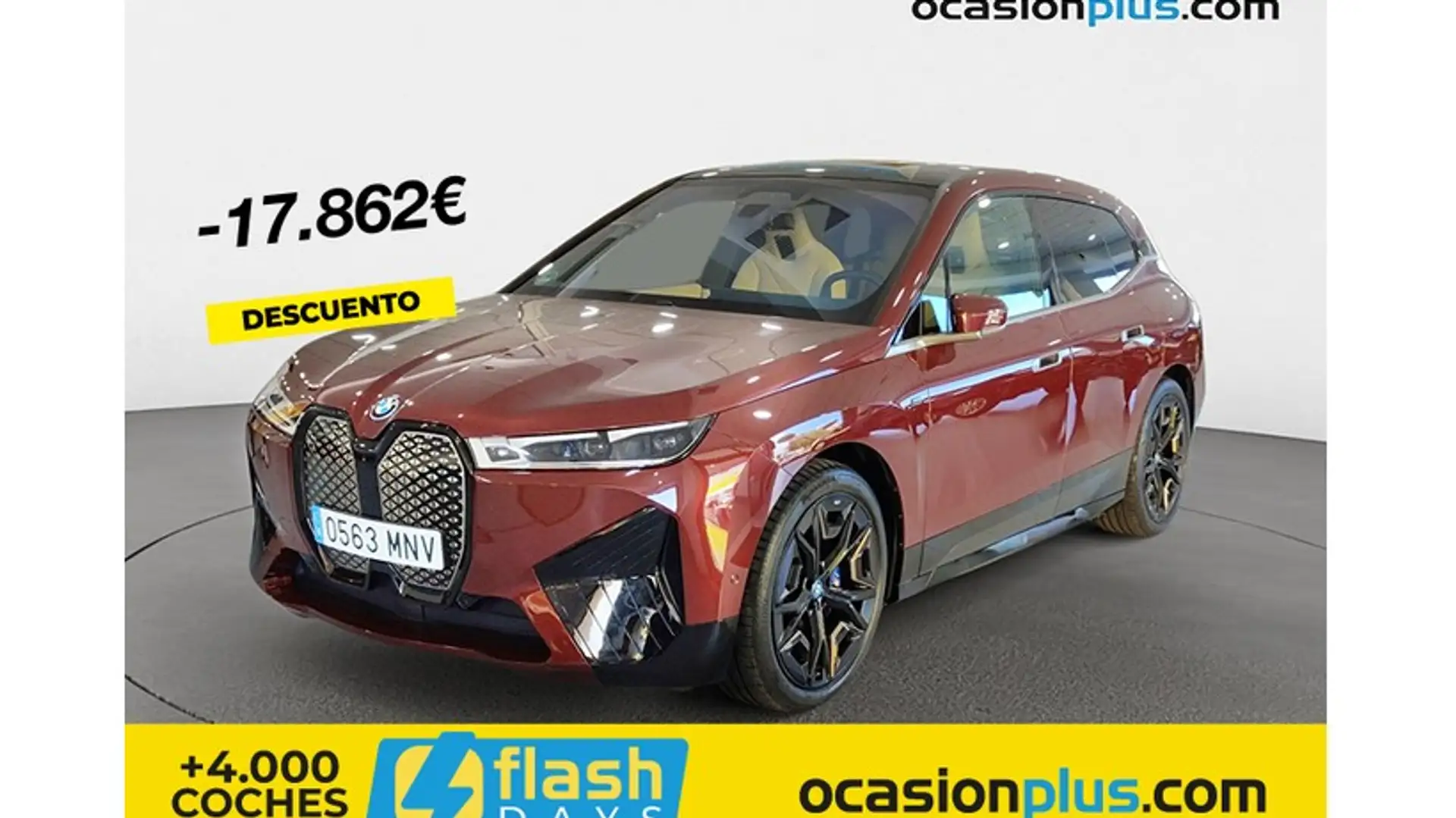 BMW iX M60 Rojo - 1