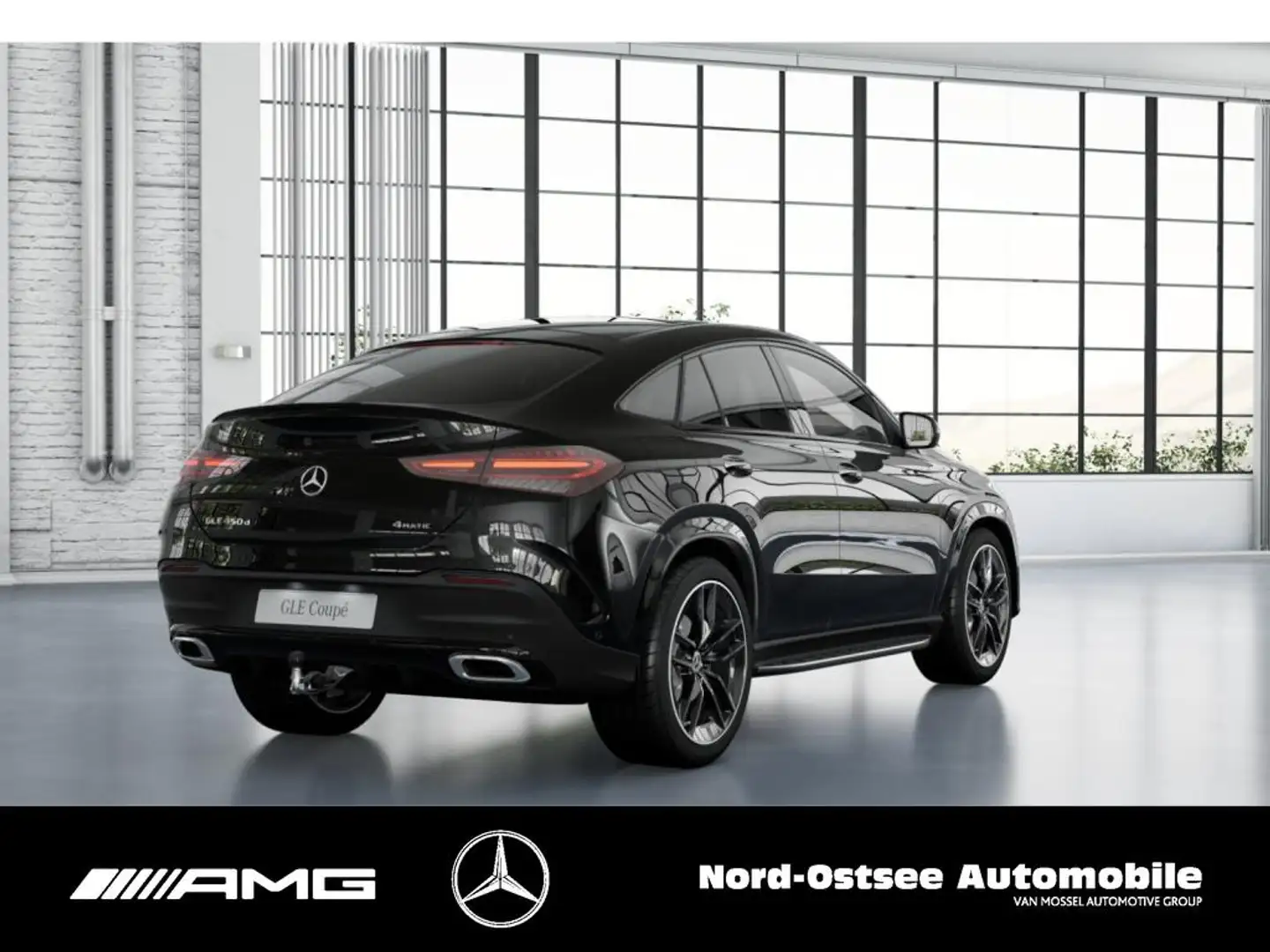 Mercedes-Benz GLE 450 d 4m Coupé AMG NIGHT PANO AHK HUD 22-ZO Noir - 2