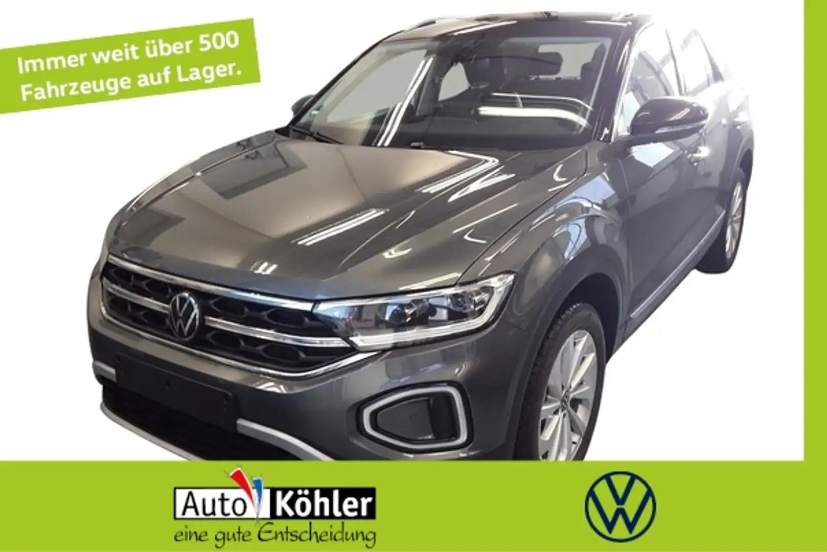 Volkswagen T-Roc Style TSI CarPlay/AHK/Virt/ACC/Kamera/LED Grau - 1