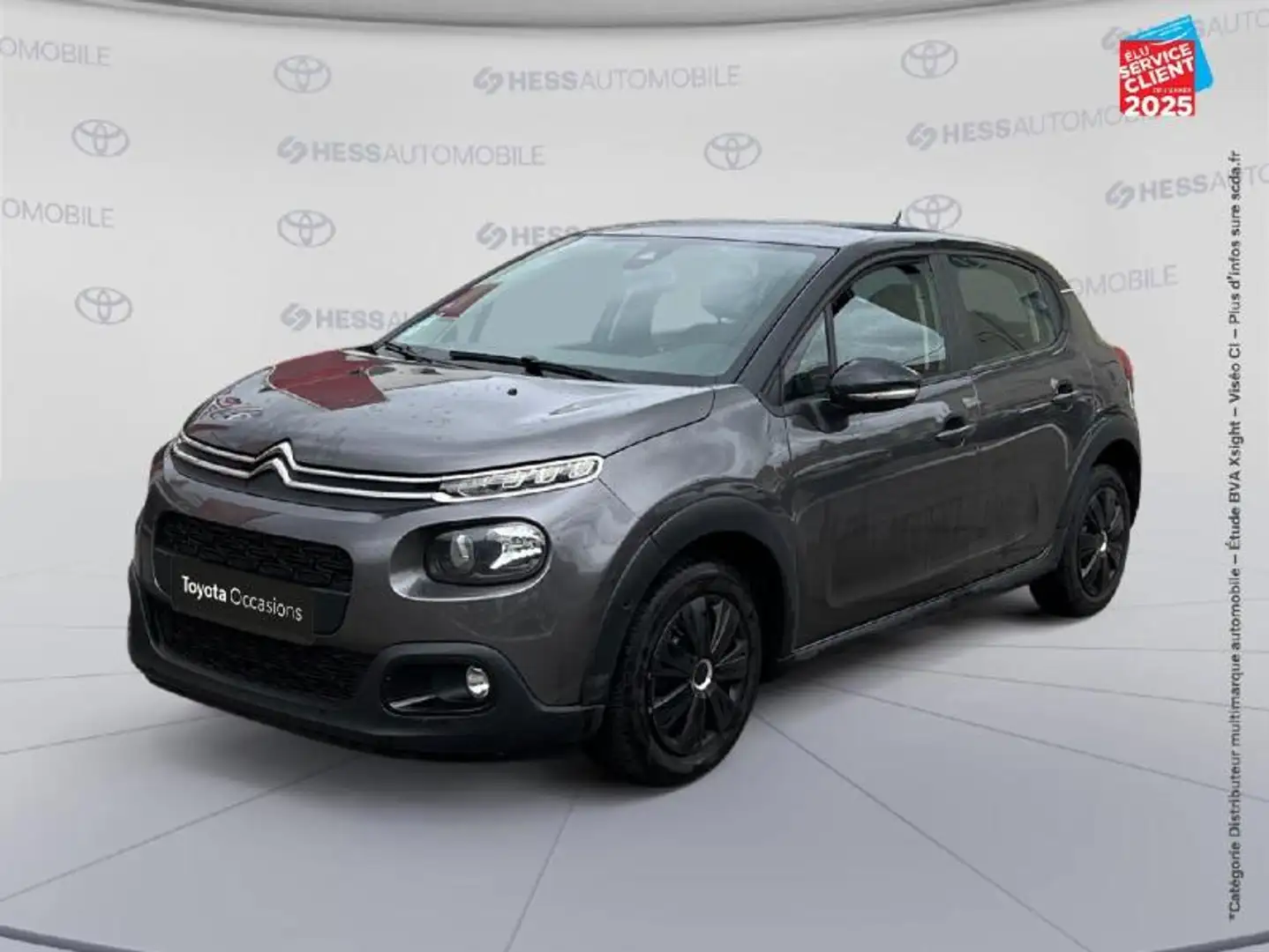 Citroen C3 1.2 PureTech 83ch S\u0026S Shine Gris - 1