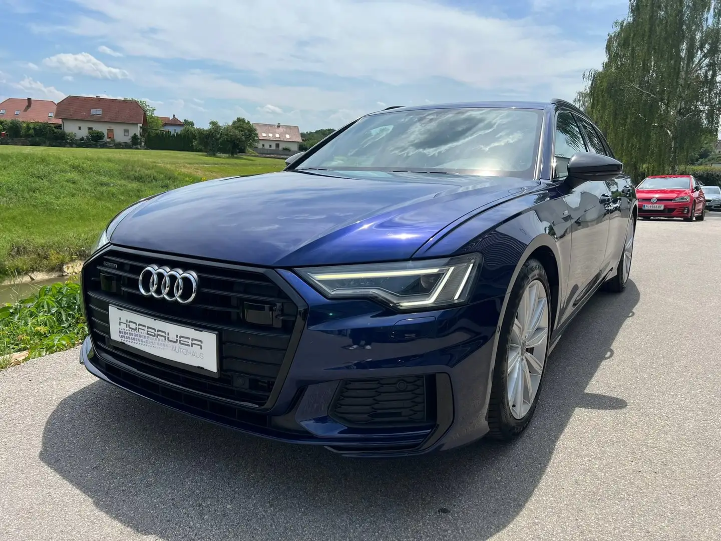 Audi A6 55 TFSI e quattro Sport Blau - 1