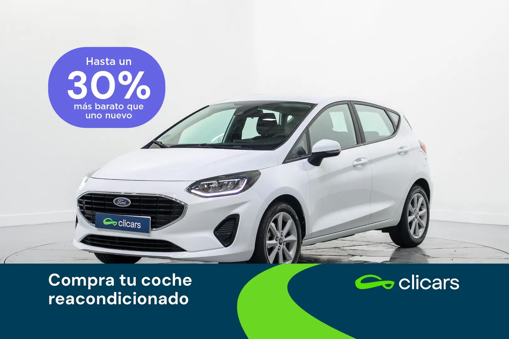 Ford Fiesta 1.0 EcoBoost Trend 100 Blanco - 1