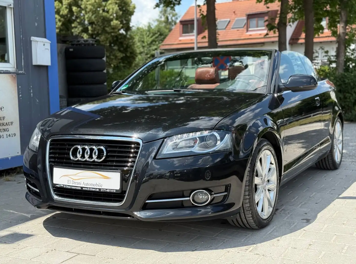 Audi A3 1.8 TFSI Cabrio ABT BiXen/Leder/AHK/TÜV 02.27 Zwart - 2