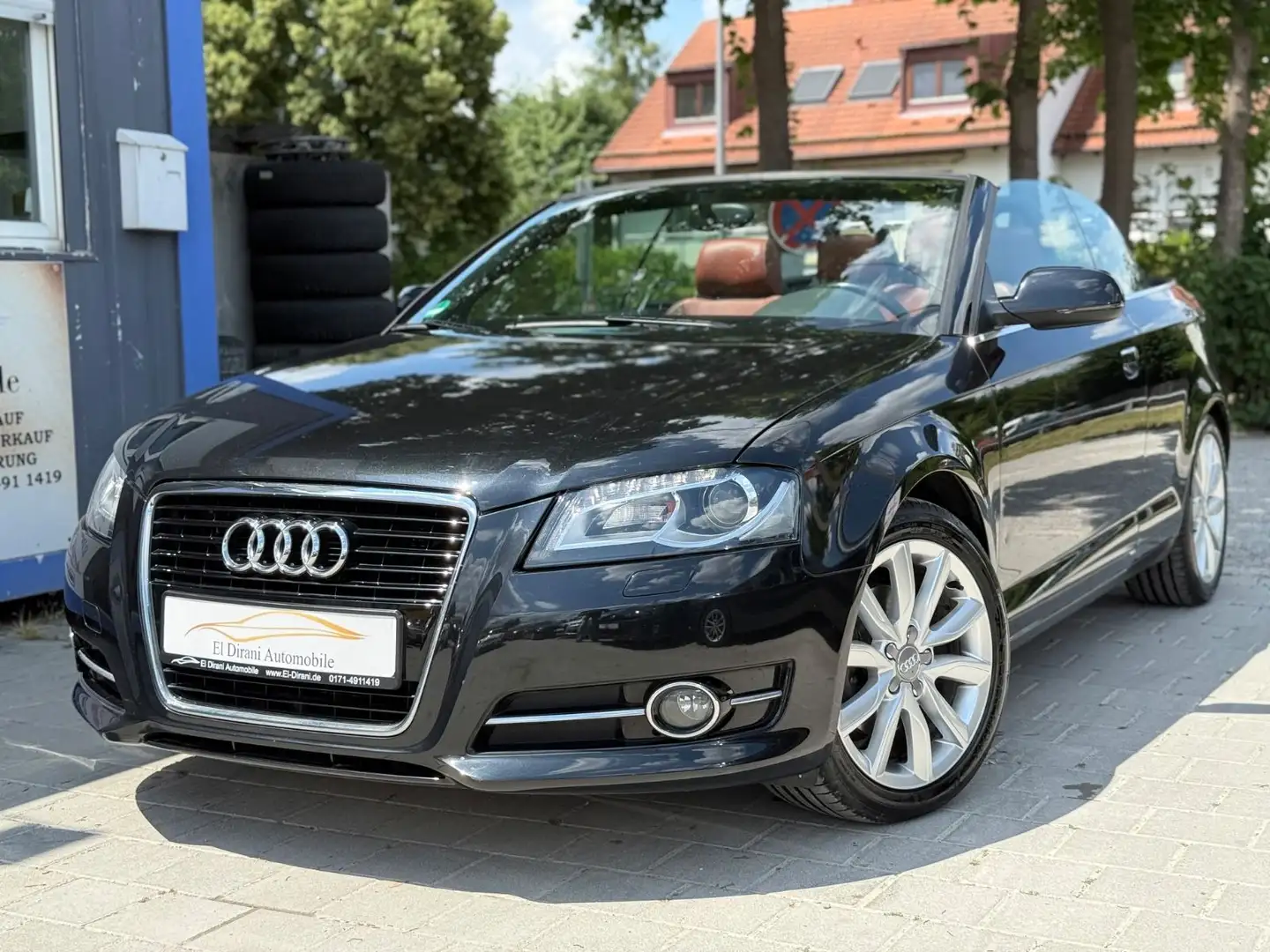 Audi A3 1.8 TFSI Cabrio ABT BiXen/Leder/AHK/TÜV 02.27 Zwart - 1