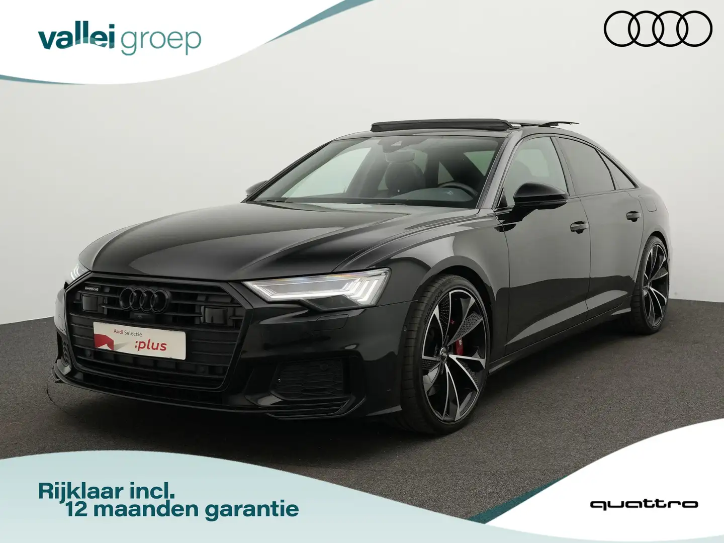 Audi A6 Limousine 55 TFSI e 367 pk S-tronic quattro Compet Noir - 1