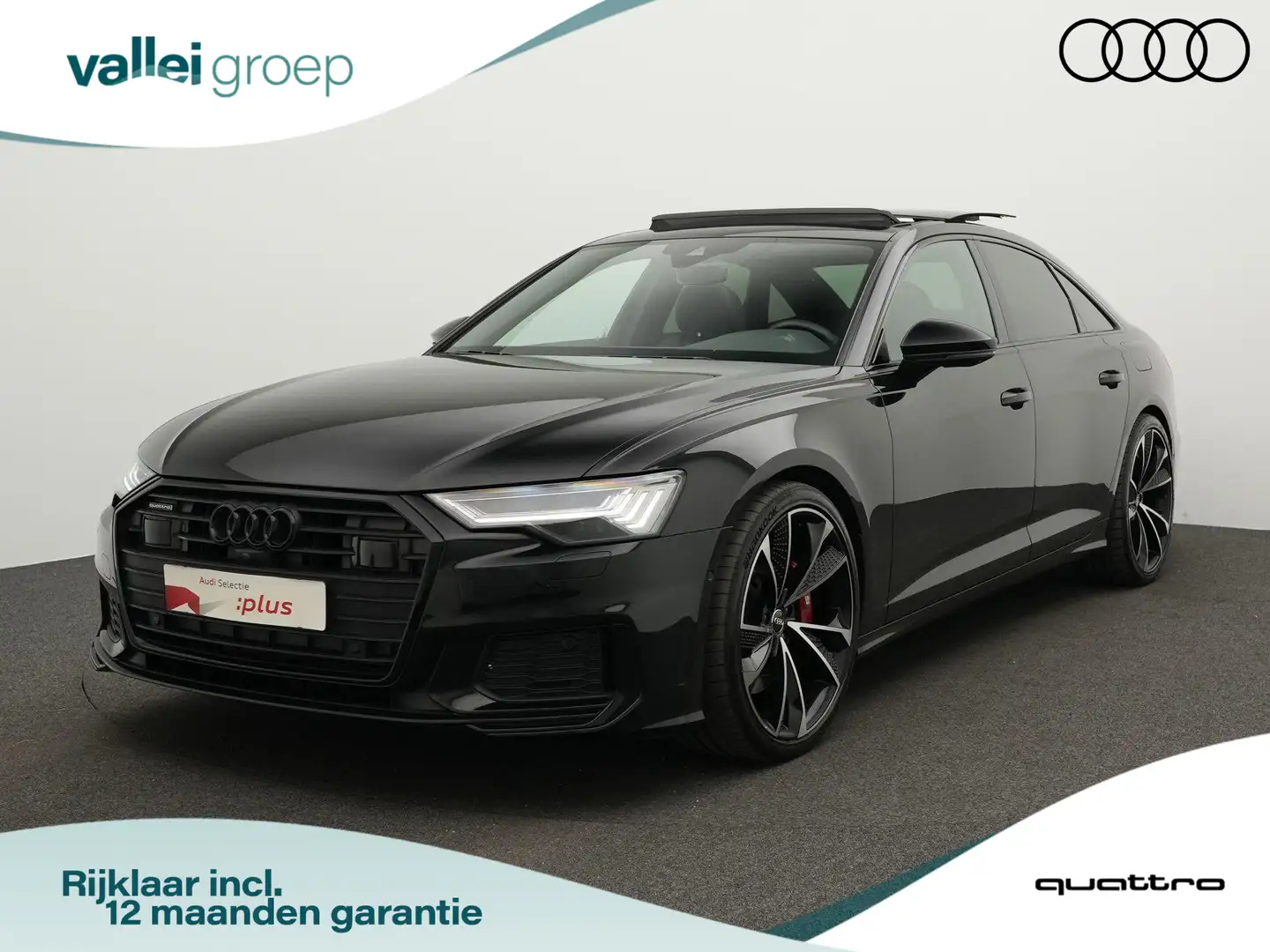 Audi A6 Limousine 55 TFSI e 367 pk S-tronic quattro Compet Nero - 1