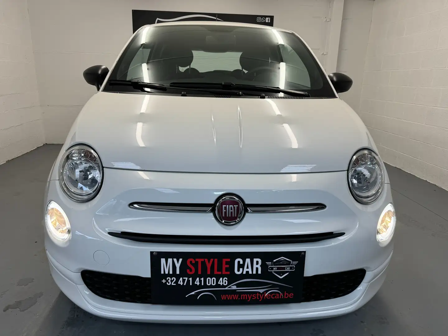 Fiat 500 1.0i Hybride, PRET A IMMATRICULER, GARANTIE 1AN Blanc - 2