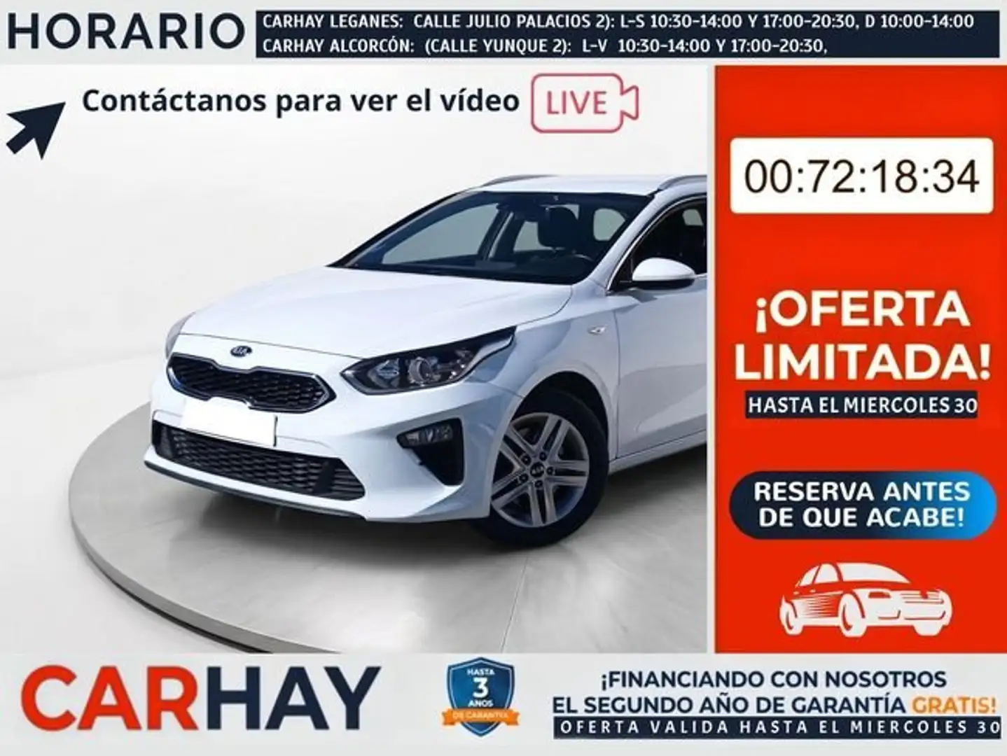 Kia 1.6 MHEV iMT 100kW Drive Blanco - 1